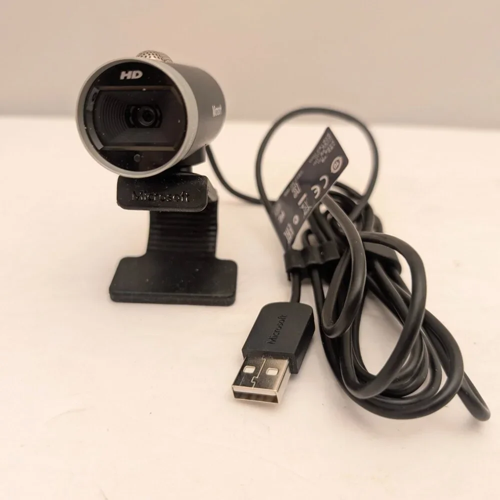 MICROSOFT LifeCam Cinema HD 720p Webcam | 1393 P/N X823015-001 H5D-00013 USED